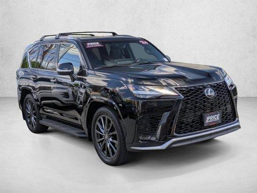 Black 2024 Lexus LX 600 F SPORT