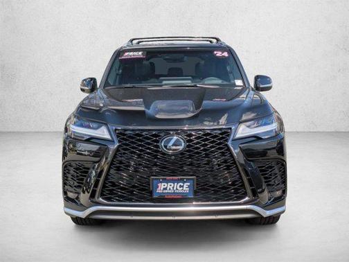 Black 2024 Lexus LX 600 F SPORT