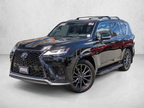 Black 2024 Lexus LX 600 F SPORT