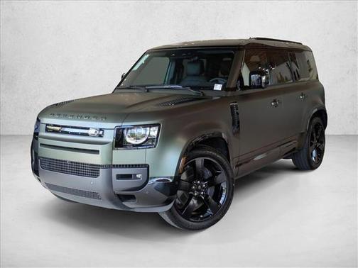 Woolstone Green Metallic 2026 Land Rover Defender P400 X-Dynamic SE