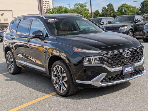 Twilight Black 2022 Hyundai SANTA FE Calligraphy