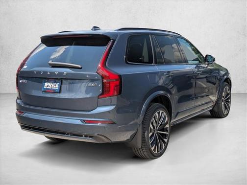 Denim Blue Metallic 2026 Volvo XC90 Ultra Dark Theme, B6 AWD Gas (mild hybrid), Gasoline, 7 Seats