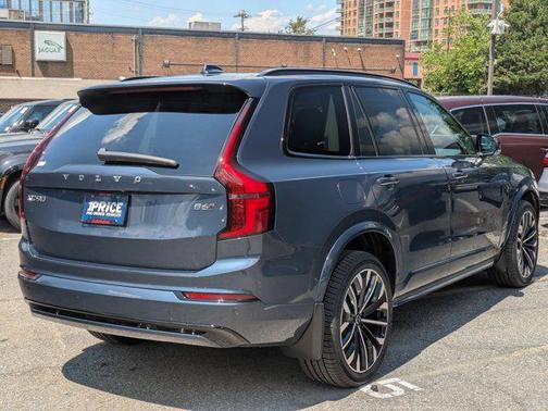 Denim Blue Metallic 2026 Volvo XC90 Ultra Dark Theme, B6 AWD Gas (mild hybrid), Gasoline, 7 Seats