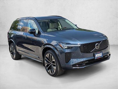 Denim Blue Metallic 2026 Volvo XC90 Ultra Dark Theme, B6 AWD Gas (mild hybrid), Gasoline, 7 Seats