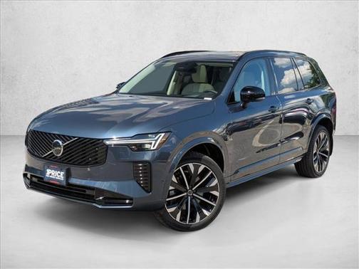 Denim Blue Metallic 2026 Volvo XC90 Ultra Dark Theme, B6 AWD Gas (mild hybrid), Gasoline, 7 Seats