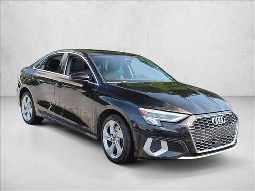 White 2023 Audi A3 Premium