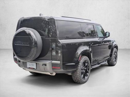 Santorini Black Metallic 2026 Land Rover Defender P400 Outbound