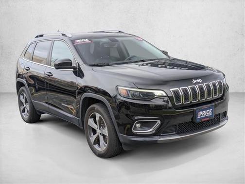 Diamond Black Crystal Pearlcoat 2019 Jeep Cherokee Limited