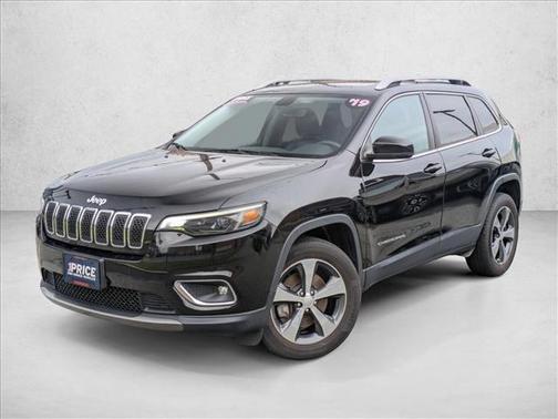 Diamond Black Crystal Pearlcoat 2019 Jeep Cherokee Limited
