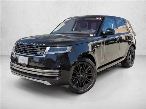 Santorini Black Metallic 2023 Land Rover Range Rover P400 SE