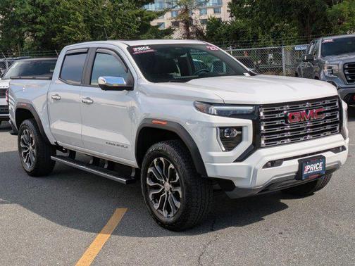 Summit White 2023 GMC Canyon Denali