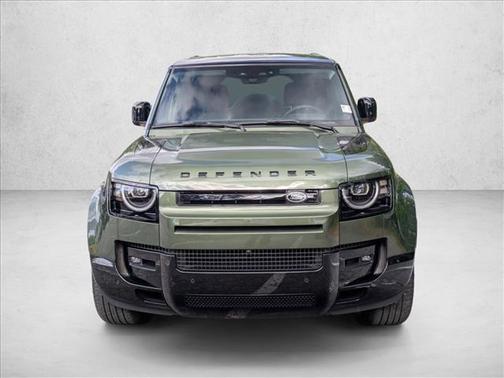 Woolstone Green Metallic 2026 Land Rover Defender P400 X-Dynamic SE