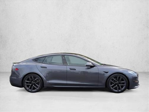 Silver/Gray 2021 Tesla Model S Plaid