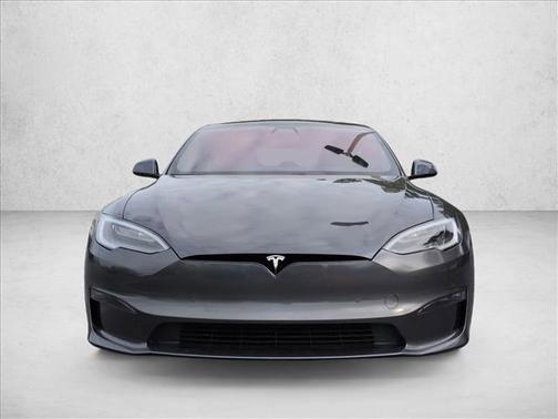 Silver/Gray 2021 Tesla Model S Plaid