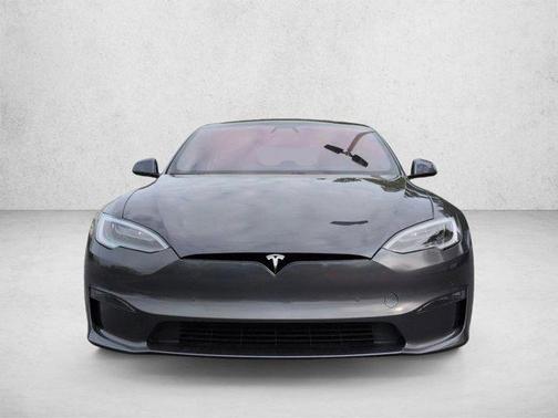Silver/Gray 2021 Tesla Model S Plaid
