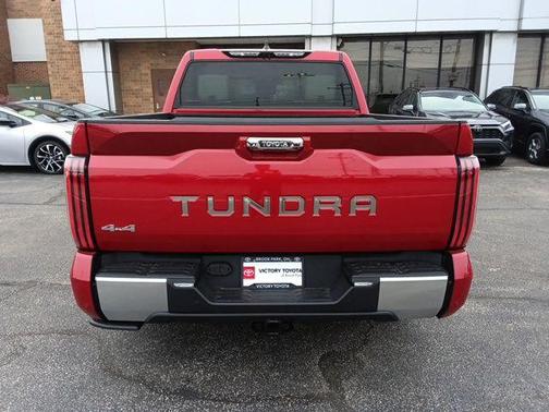 Supersonic Red 2024 Toyota Tundra Hybrid Capstone