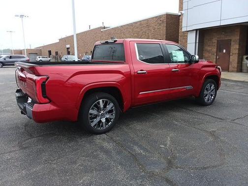 Supersonic Red 2024 Toyota Tundra Hybrid Capstone