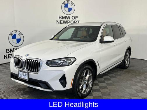 Mineral White Metallic 2022 BMW X3 xDrive30i