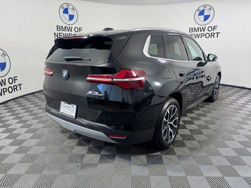 Black Sapphire Metallic 2026 BMW X3 30 xDrive