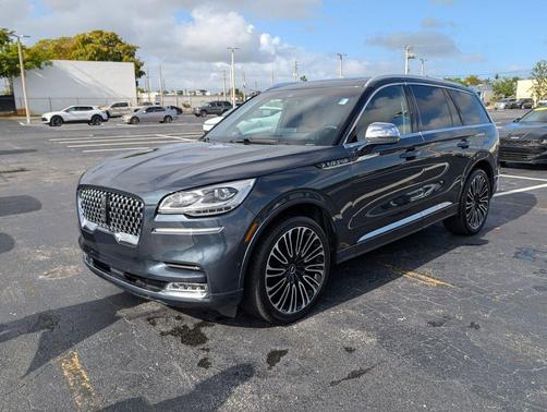 FLIGHT BLUE 2021 Lincoln Aviator Black Label AWD