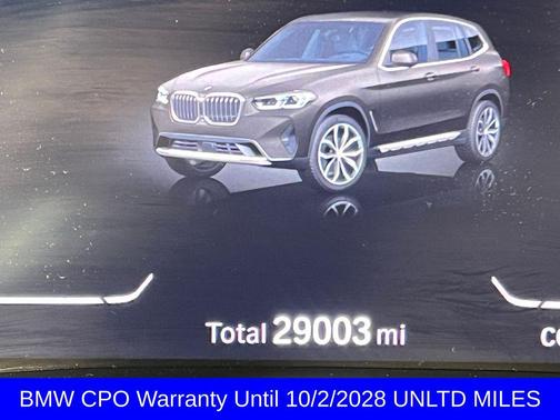 Jet Black 2023 BMW X3 xDrive30i