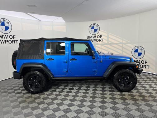Hydro Blue Pearl Coat 2016 Jeep Wrangler Unlimited Sport
