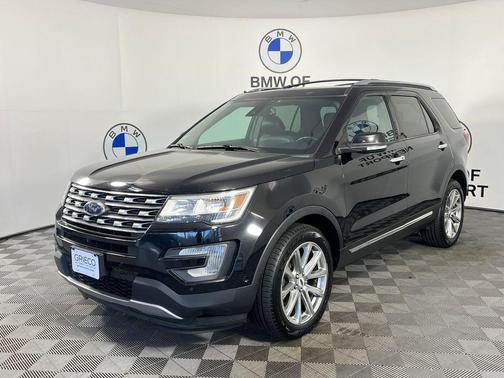 SHADOW BLACK 2017 Ford Explorer Limited