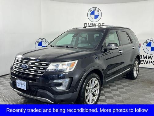 SHADOW BLACK 2017 Ford Explorer Limited