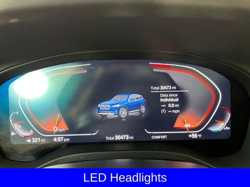 Phytonic Blue Metallic 2024 BMW X3 xDrive30i