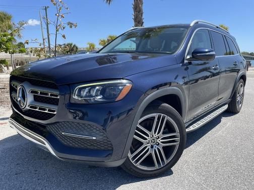 Brilliant Blue Metallic 2021 Mercedes-Benz GLS 450 4MATIC