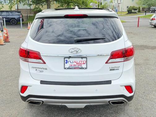 Monaco White 2017 Hyundai SANTA FE Limited Ultimate