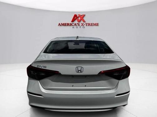 Platinum White Pearl 2024 Honda Civic LX