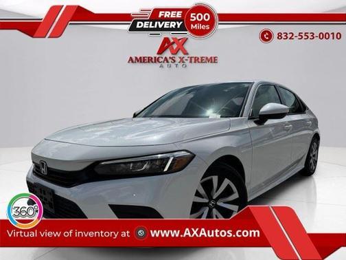 Platinum White Pearl 2024 Honda Civic LX