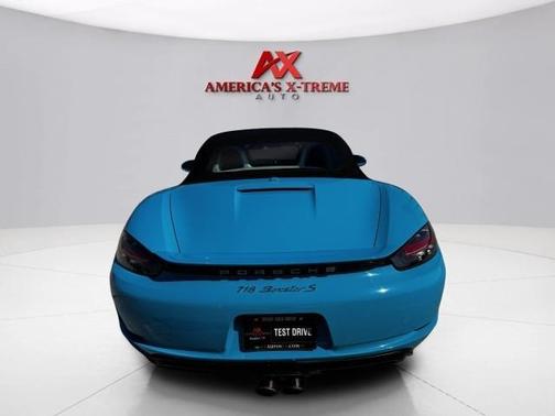 Blue 2018 Porsche 718 Boxster S