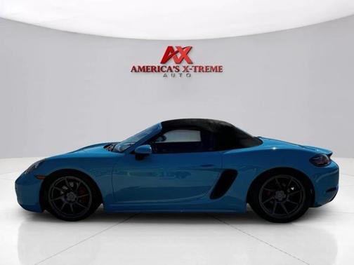 Blue 2018 Porsche 718 Boxster S
