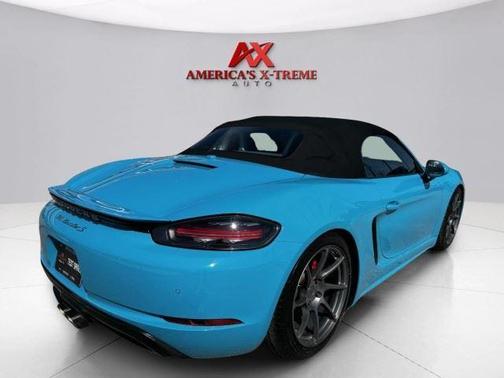 Blue 2018 Porsche 718 Boxster S