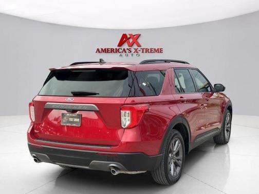 Red Metallic 2024 Ford Explorer XLT