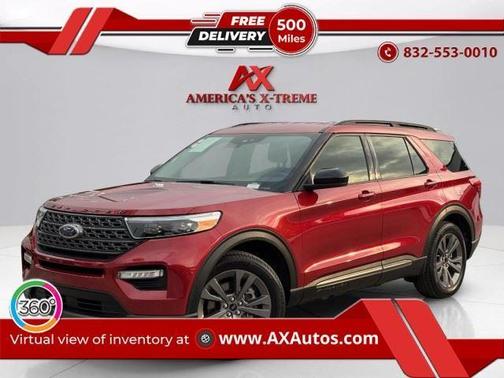 Red Metallic 2024 Ford Explorer XLT