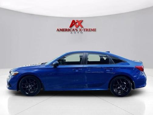 Aegean Blue Metallic 2022 Honda Civic Sport