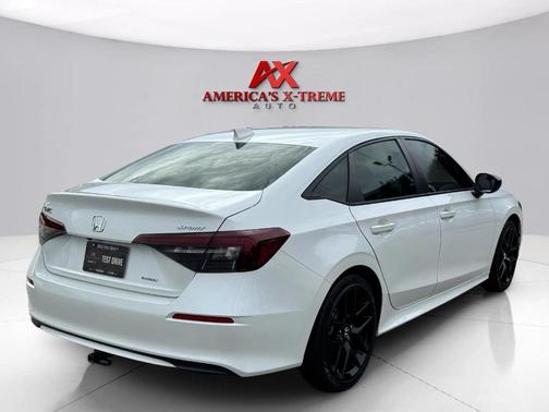 Platinum White Pearl 2025 Honda Civic Hybrid
