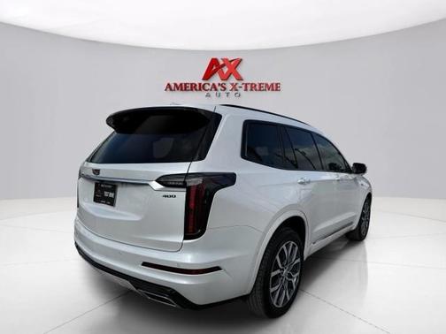 Crystal White Tri-Coat 2024 Cadillac XT6 Sport AWD