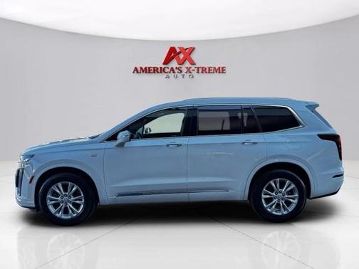Crystal White Tri-Coat 2024 Cadillac XT6 Luxury FWD
