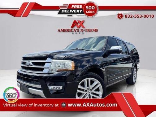 Shadow Black 2016 Ford Expedition EL Platinum