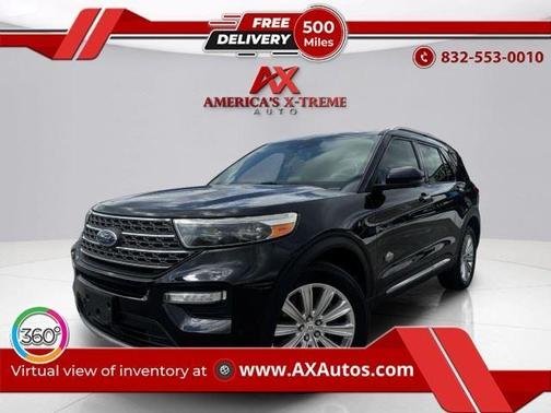 Agate Black Metallic 2022 Ford Explorer King Ranch