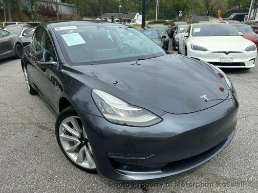 Gray 2018 Tesla Model 3 Long Range