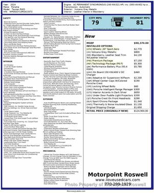 2024 Porsche Taycan RWD