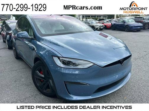Frost Blue Metallic 2026 Tesla Model X Plaid