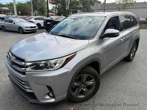 Celestial Silver Metallic 2019 Toyota Highlander Hybrid Platinum