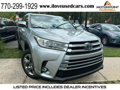 Celestial Silver Metallic 2019 Toyota Highlander Hybrid Platinum