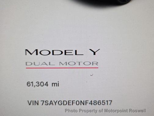 Solid Black 2022 Tesla Model Y Performance Dual Motor All-Wheel Drive